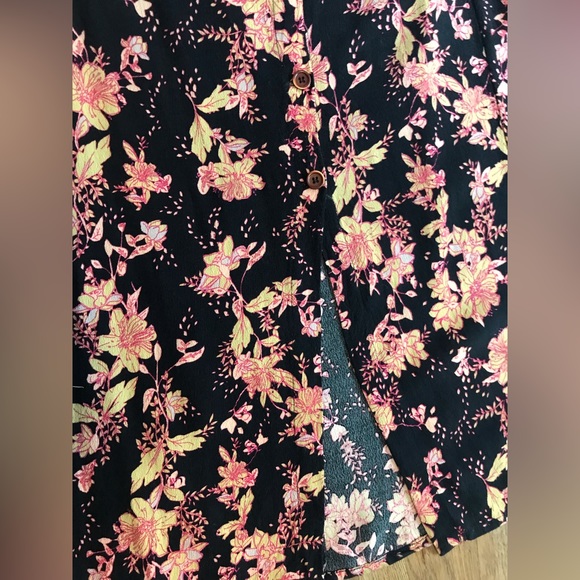 Free People Retro Love Floral Print Midi Skirt - Picture 8 of 13